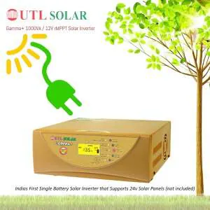 UTL Gamma Plus Mppt Sinewave Solar inverter (1 kVA, 24 Volts)