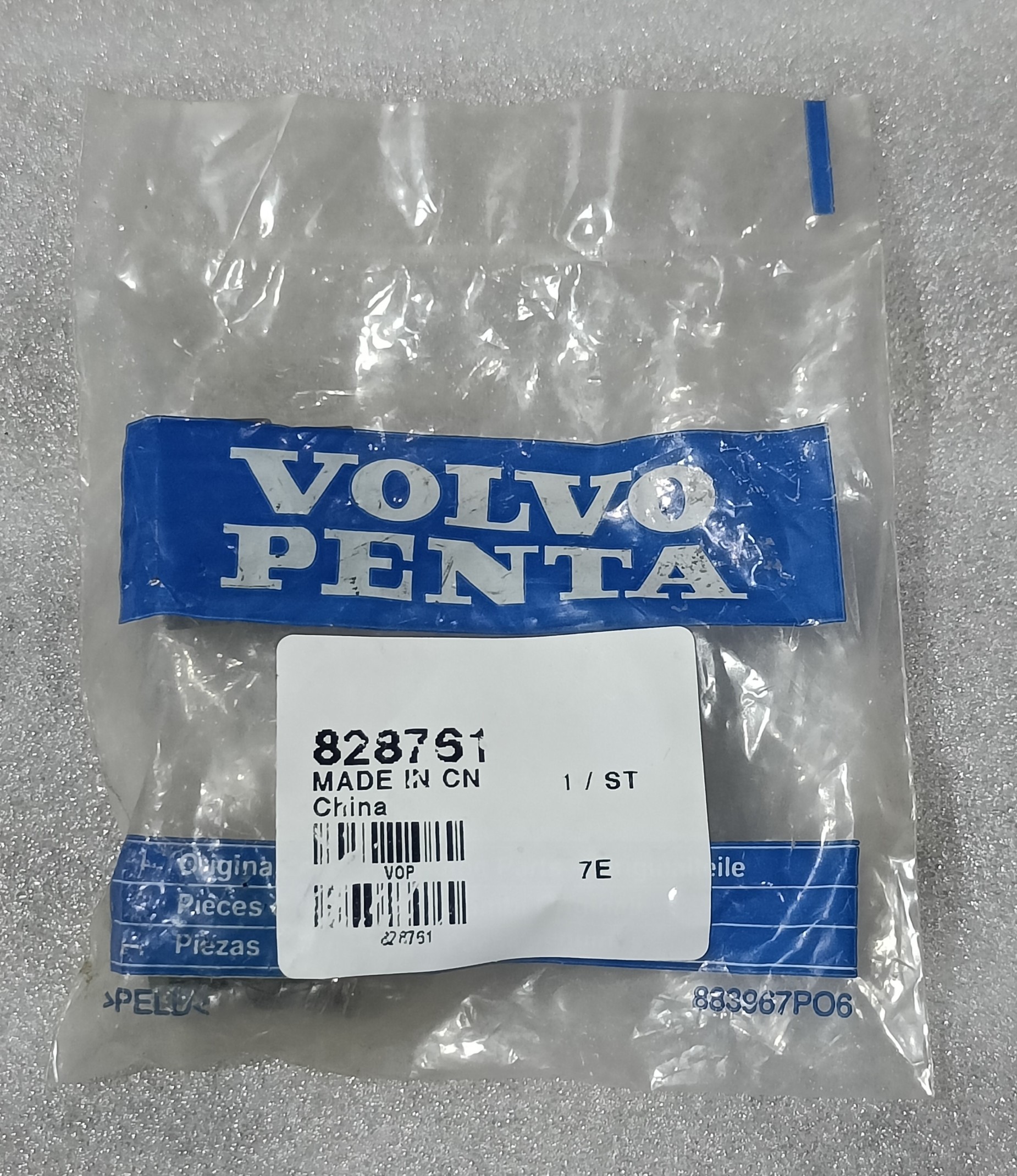 828761 VOLVO PENTA EXHAUST THERMO SWITCH CONTROL NEW GENUINE IN SEALED PACKAGE
